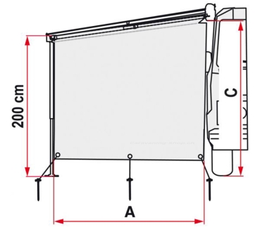Sun View Side Caravanstore / F35