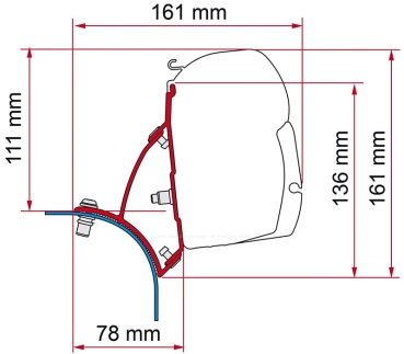 Kit VW T5/T6 Aufstelldach, F45