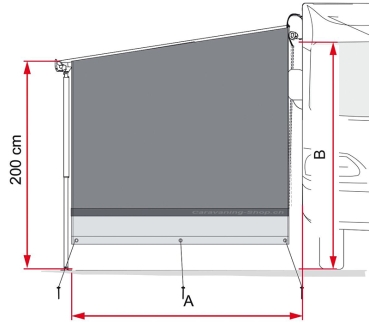Preview: Fiamma Seitenwand Side Block, Side Block F45 / F80