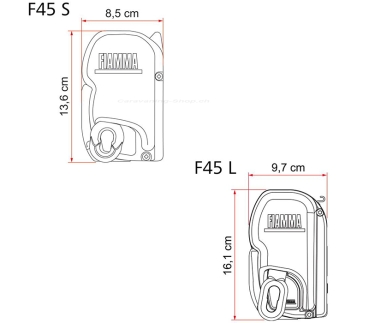 Preview: Fiammastore F45 S 260, VW T5/T6 California, Titanium, Royal Grey