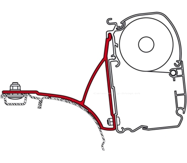 Preview: Fiammastore F45 S VW T5/T6 Multivan, schwarz