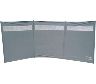 EuroTrail Windschutz Windbreaker, 375 x 150 cm, grau