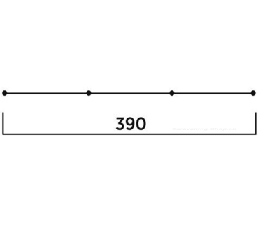 Windschutz HUK, 390 cm