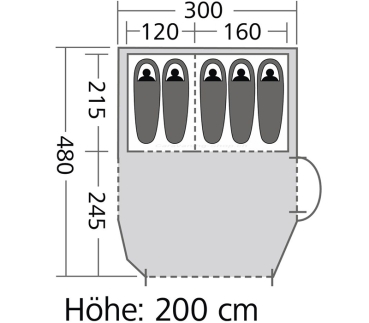 Tunnelzelt Springwood 5