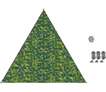 Bent Sonnensegel „TC-Zip Canvas Single“ Nature Design Trees