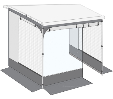 Preview: Markisenzelt Room Van Premium, 270 cm für F40van