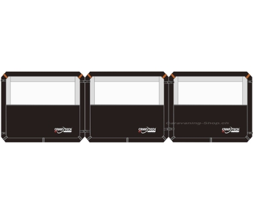 Camptech Windschutz Granat Air, 3-teilig