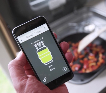 E-Gaslevel für E-Trailer App