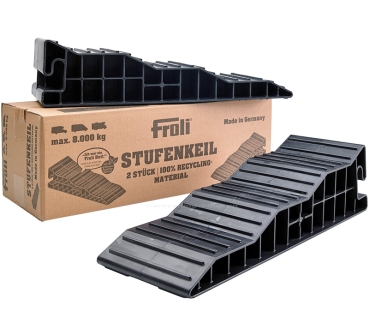 Preview: Auffahrkeil-Set, 2er-Set aus 100 % Recyclingmaterial