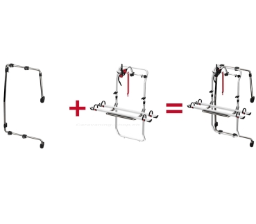 Preview: Kit Frame Carry-Bike Frame, silber, Mercedes-Benz Sprinter