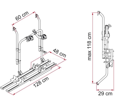 Preview: Fahrradträger Carry-Bike 200 D Ducato VW LT, MB 100