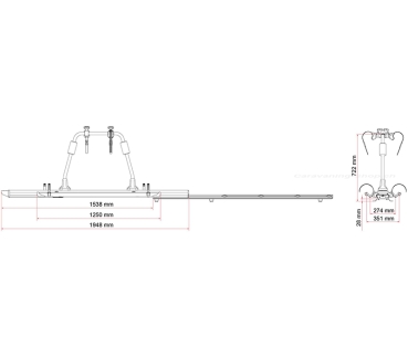 Fahrradträger Carry-Bike Garage Slide Deluxe