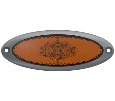Seitenmarkierungsleuchte LED  SMLR 2010/12V, Rahmen grau