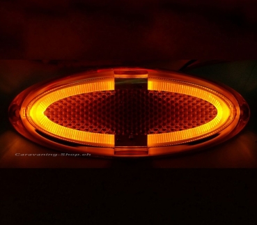 LED Markierungsleuchte oval, orange