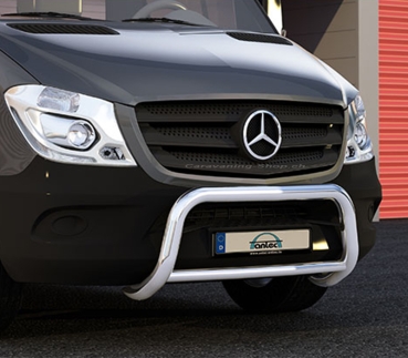 Frontbügel Edelstahl chrom Ø 60 mm für Mercedes Sprinter, ab 2013-