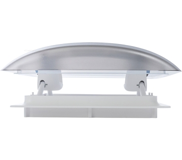 Preview: VisionVent S pro, signalweiss, 280 x 280 mm, mit Verdunkelung