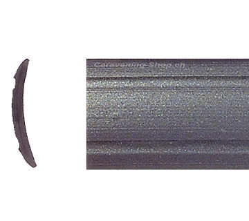 Leistenfüller, 12 mm breit, silber