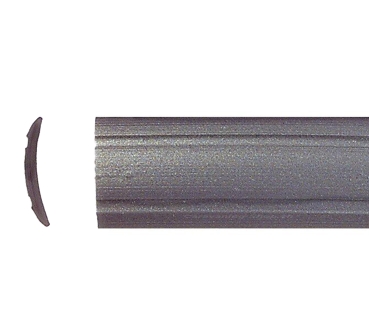 Leistenfüller, 12 mm breit, silber, 25 m