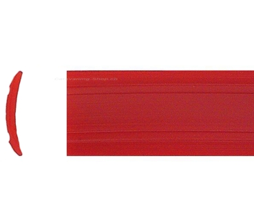 Leistenfüller, 12 mm breit, rot LMC,  25 m