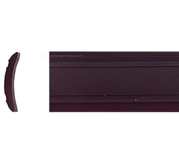 Leistenfüller, 12 mm breit, schwarzbraun,  25 m