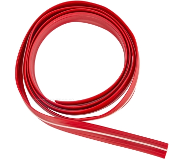 Preview: Leistenfüller, 11.9 mm breit, rot-elfenbein,  50 m