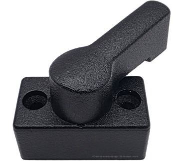 Türverbindungsriegel, schwarz, 18 mm