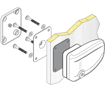 Preview: Türsicherung Safe Door 1, Breite: 15 cm