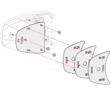 Abstandshalter Kit Spacer Safe Door