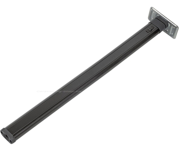 Gelenkstützfuss schwarz