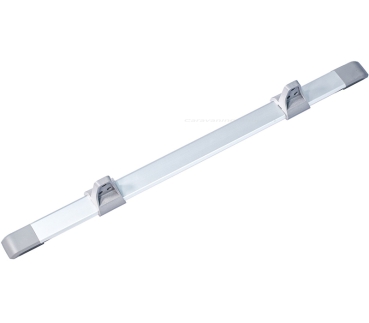 Tischhalteprofil inkl. Wandhalter, silber
