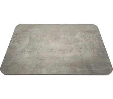Leichtbautischplatte grau, 80 x 45 cm