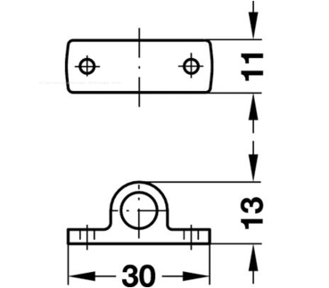PUSH-Lock Führungsschlaufe, braun