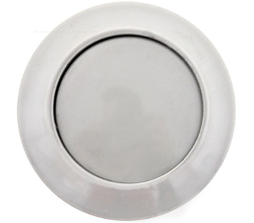 PUSH-Lock Druckknopf mit Rosette, hellgrau