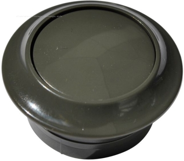 PUSH-Lock Druckknopf mit Rosette, dunkelgrau