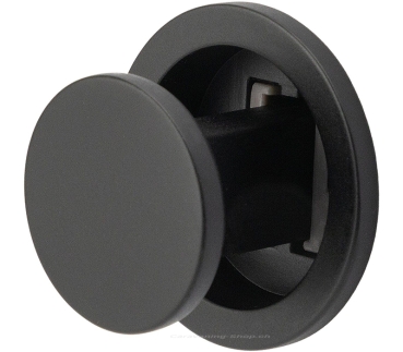 Preview: R-EVOLUTION Schliesssystem rund schwarz matt