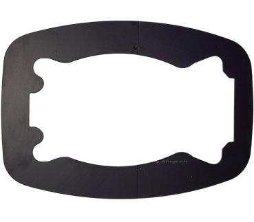 Stechschutzplatte Griffschale Eurochassis, schwarz