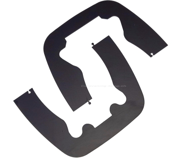 Preview: Stechschutzplatte Griffschale Eurochassis, schwarz