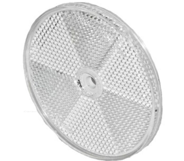 Rückstrahler Ø 80mm weiss