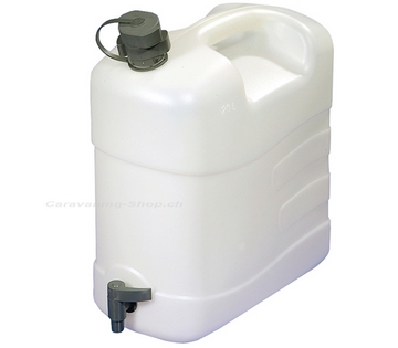 Wasserkanister mit Ablasshahn und Ausgiesstülle 20 Liter