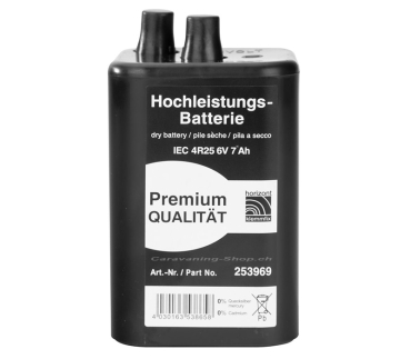 Batterie  6 V quecksilber Kadmiumfrei