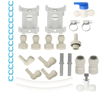 Installations-Set für Trinkwasseraufbereitung L (UV/Aktivkohle/Kalk)