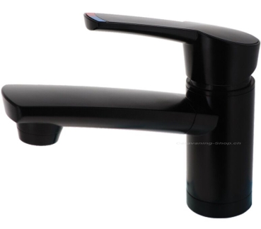 Einhebelmischer Como Kompakt schwarz matt, Auslauflänge 120 mm