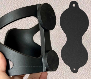 Haft-Buddy für nicht-magnetische Oberflächen, schwarz