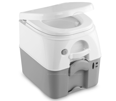 Dometic 976 Portable Toilette, 18,9 Liter, weiss/grau