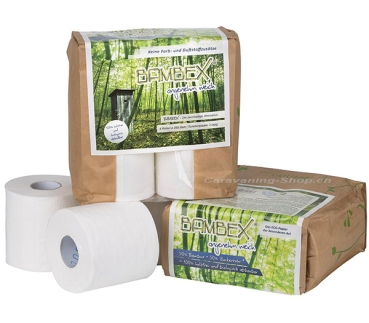 Bambex® Premium Toilettenpapier, 4 Rollen