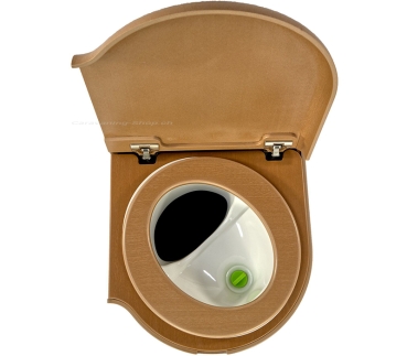 Trockentrenntoilette TTT 480, Ecke