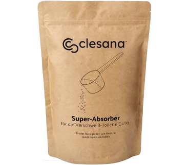 Super-Absorber Granulat 1 kg für Clesana C1/X1