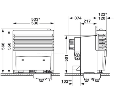 Truma S 5004 für 2 Gebläse