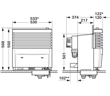 Truma S 5004 für 1 Gebläse