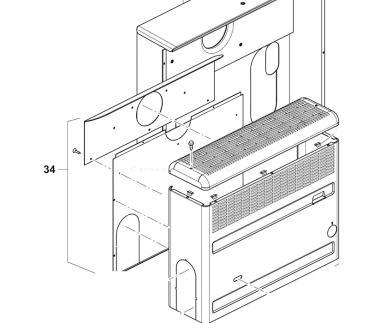 Rückwand RWS, zu Trumatic S 2200